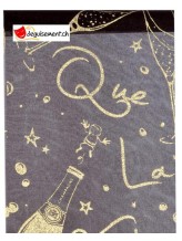 Chemin de table fête noir