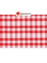 Red and white checkered linen table runner Red and white checkered linen table runner