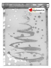 Chemin de table sapin argent 5m Chemin de table sapin argent 5m