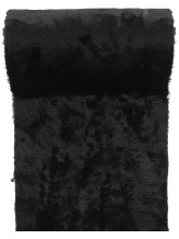 Chemin de table fourrure noir Chemin de table fourrure noir