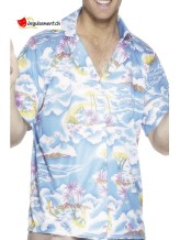 Chemise hawaïenne bleue Chemise hawaïenne bleue