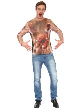Chemise imprimée 3D de Zombie blessé Chemise imprimée 3D de Zombie blessé