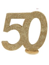 Chiffre anniversaire doré 50 ans Chiffre anniversaire doré 50 ans