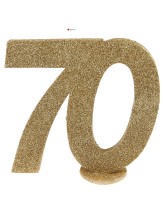Chiffre anniversaire doré 70 ans Chiffre anniversaire doré 70 ans
