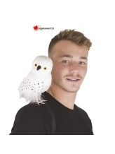 Gufo bianco del mago circa 11 cm (con tracolla elastica)