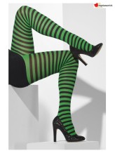 Collant rayé vert et noir Collant rayé vert et noir