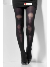 Collants opaques, Noir, avec détails vieillis Collants opaques, Noir, avec détails vieillis