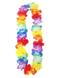 Collier hawaïen multicolore - 90cm
