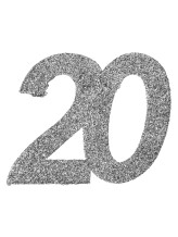 Confettis 20 silver shiny Confettis 20 silver shiny