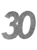 Confettis 30 argentés brillants