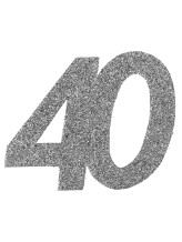 Confettis 40 silver shiny Confettis 40 silver shiny