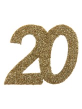Confettis 20 shiny gold Confettis 20 shiny gold