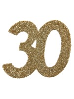 Confettis 30 dorés brillants