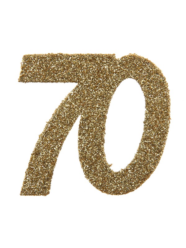 Confettis 70 dorés brillants