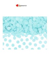 Confettis papier soie rond bleu ciel 15g Confettis papier soie rond bleu ciel 15g