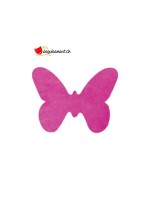 Confettis papillon fuchsia