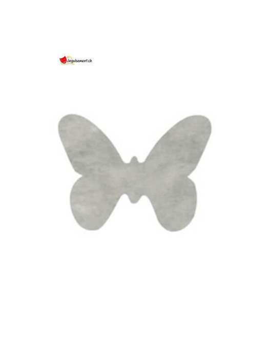 Confettis papillon gris