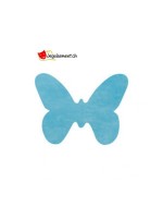 Turquoise butterfly confetti