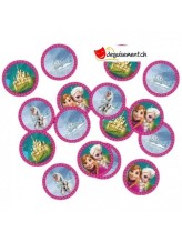 Confettis rond Reine des Neiges - 14 gr Confettis rond Reine des Neiges - 14 gr