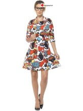 Costume Costard Bande Déssinée femme Costume Costard Bande Déssinée femme