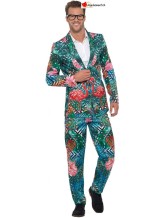 Costume Costard hawaïen avec flamants roses Costume Costard hawaïen avec flamants roses