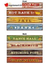 Deluxe Western Sign Cutouts Deluxe Western Sign Cutouts