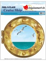 Peel 'n place Cruise Ship Porthole