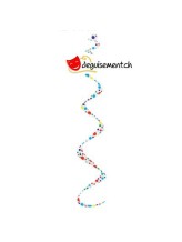 Décoration spirales boules multicolor