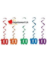 Décoration à Suspendre Chiffre 100 Décoration à Suspendre Chiffre 100