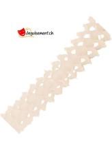 Décoration à Suspendre - Guirlande  Zinnia Ivoire