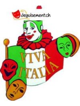 Découpe - cut-out carnaval  Italie 45cm