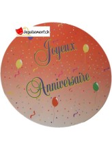 Découpe - Cut out Joyeux Anniversaire ballons Découpe - Cut out Joyeux Anniversaire ballons