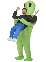 Costume gonfiabile da alieno verde Costume gonfiabile da alieno verde