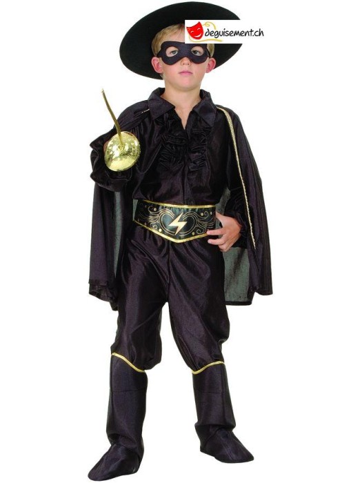 Masked bandit costume for children