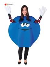 Blue candy costume - adult one size Blue candy costume - adult one size