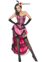 Deguisement can can diva rose Deguisement can can diva rose