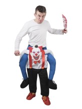 Déguisement assis sur un clown terrifiant Déguisement assis sur un clown terrifiant