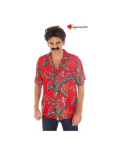 Déguisement chemise Magnum rouge