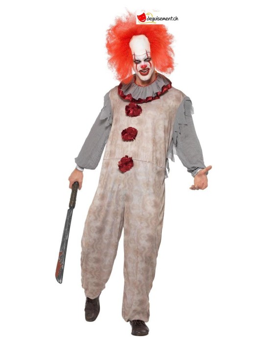 Déguisement clown vintage horreur