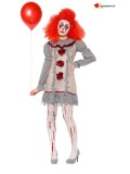 Déguisement clown vintage horreur - femme