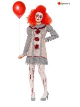Déguisement clown vintage horreur - femme Déguisement clown vintage horreur - femme