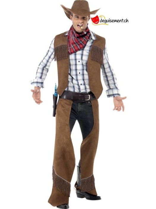 Fringe Cowboy Costume, Brown