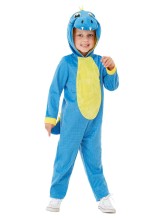 Travestimento da dinosauro blu per bambini Travestimento da dinosauro blu per bambini