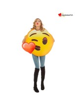 Deguisement emoji bisous coeur - TU Deguisement emoji bisous coeur - TU