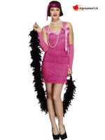 20s Pink Flapper Hotty disguise