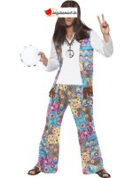 Déguisement groovy hippie