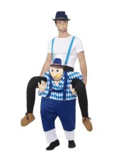 Déguisement homme sur épaule bavarois bleu - Taille unique Déguisement homme sur épaule bavarois bleu - Taille unique