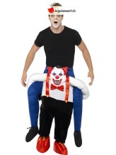 Déguisement homme sur épaule clown sinistre  - Taille unique Déguisement homme sur épaule clown sinistre  - Taille unique