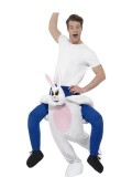 Déguisement homme sur épaule de lapin - Taille unique