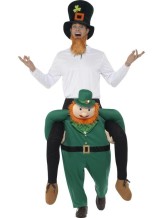 Déguisement homme sur épaule du lutin de la St Patrick - Taille unique Déguisement homme sur épaule du lutin de la St Patrick - Taille unique